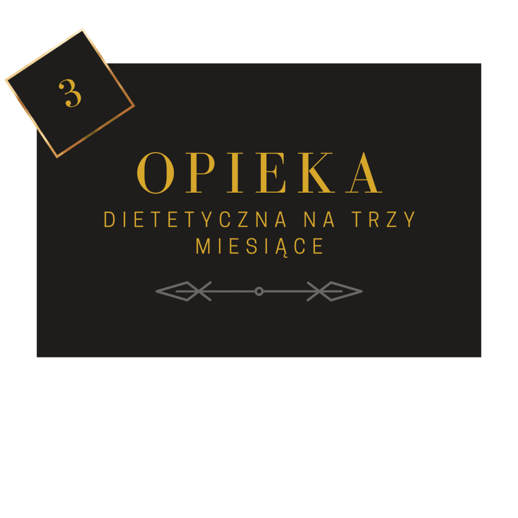 Karta podarunkowa na trzymiesięczną opiekę dietetyczną